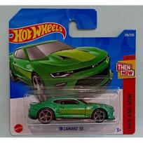 Hot Wheels Modeliukas 18 camaro ss green short card (yra Sandėlyje)