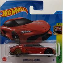 Hot Wheels Mainline Modeliukas koenigsegg gemera orange short card