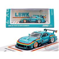 Inno64 Modeliukas LBWK Mazda RX7 (FD3S) LB Super Silhouette, blue/orange/red (yra Sandėlyje)