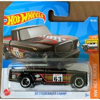 Hot Wheels Mainline Modeliukas 63 Studebaker Champ black (yra Sandėlyje)
