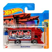 Hot Wheels Mainline Modeliukas Raijin Express Red TH Treasure Hunt