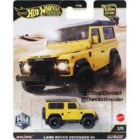 Hot Wheels Premium Off Road Modeliukas Land Rover Defender 93 (yra Sandėlyje)