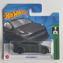 Hot Wheels Mainline Modeliukas Tesla Model Y Dark Grey
