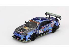 Mini GT Modeliukas 1/64 2023 Nissan Silvia S15 #46 Naoki Nakamura, D-MAX Racing D1 Grand Prix, blue (yra Sandėlyje)