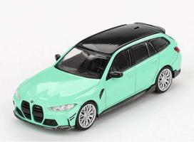 Mini GT Modeliukas 1/64 2022 BMW M3 Touring (G81) M, Performance mint green (yra Sandėlyje)