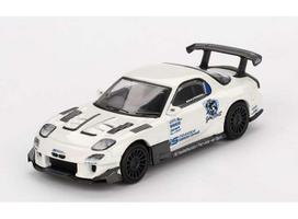 Mini GT Modeliukas 1/64 2004 Mazda RX7 (FD3S) Itosyoukai Rei-Gouki with Re Amemiya, white/blue