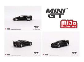 PRE-ORD3R Mini GT Modeliukas 1/64 Bugatti Centodieci, black