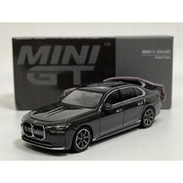 PRE-ORD3R Mini GT Modeliukas 1/64 2024 BMW 17 Xdrive 60, dravit grey Right Hand Drive