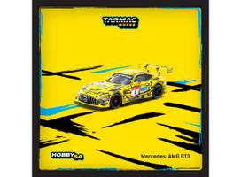 PRE-ORD3R Tarmac Modeliukas 1/64 Mercedes Benz AMG GT3 #4 P.Ellis/R.Marciello/E. Mortara/L.Stolz, Nürburgring 24h 2023, yellow