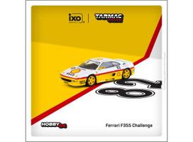 PRE-ORD3R Tarmac Modeliukas 1/64 1999 Ferrari F355 Challenge #82 D. Peter Andersen, white/yellow