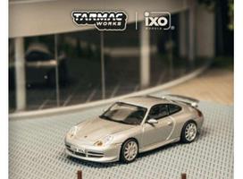 Tarmac Modeliukas 1/64 Porsche 911 GT3 (type996), silver