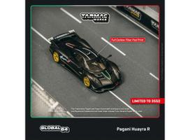 Tarmac Modeliukas 1/64 Pagani Huayra R, matt black carbon fiber