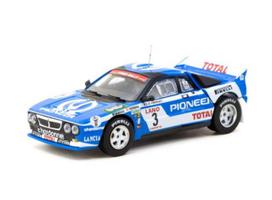 PRE-ORD3R Tarmac Modeliukas 1/64 1983 Lancia 037 Rally #3 J.C. Andruet/F. Sappey Ypres 24 hours Rally, blue/white