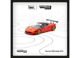 PRE-ORD3R Tarmac Modeliukas 1/64 Ferrari 458 Italia GT3, red