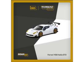 PRE-ORD3R Tarmac Modeliukas 1/64 Ferrari 458 Italia GT3, white