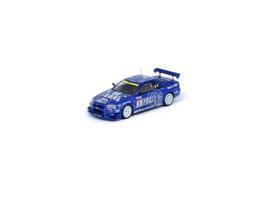 PRE-ORD3R Inno64 Modeliukas 1/64 Nissan Skyline GT-R (R34) #3 *Endless Advan* Super Taikyu Series 2002 Winner, blue