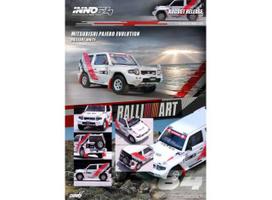 PRE-ORD3R Inno64 Modeliukas 1/64 Mitsubishi Pajero Evolution *Ralliart*, white