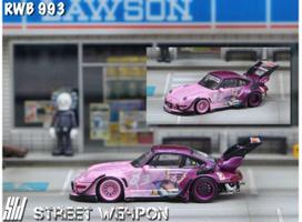 PRE-ORD3R Street Weapon Modeliukas 1/64 RWB 993 Majin Buu, pink