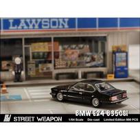 Street Weapon Modeliukas 1/64 BMW E24 635 CSI, black (yra Sandėlyje)