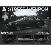 Street Weapon Modeliukas 1/64 Toyota AE86, black