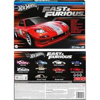 Hot Wheels Fast and Furious 10 Car Pack Modeliukų rinkinys (Honda S2000,Mazda RX-8,Porsche Cayman GT4,Ford GT-40,Jetta MK3,RX-7,Lykan Hypersport,Dodge Charge)