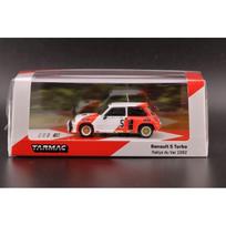 Tarmac Works Modeliukas 1982 Renault 5 Turbo #5 Alian Prost/Jean-Marc Andrie Rally du Var, white/red (yra Sandėlyje)