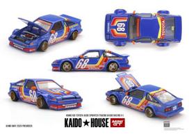 Mini GT Modeliukas 1/64 1983 Toyota AE86 Sprinter Trueno *Kaido Racing* V1, blue/orange/red/yellow (yra Sandėlyje)