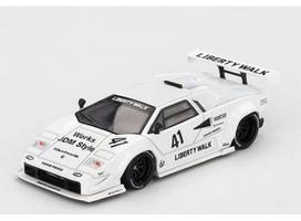 PRE-ORD3R Mini GT Modeliukas 1/64 2024 Lamborghini Countach LB-Works White Tokyo Auto Salon, white