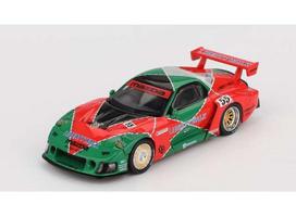 Mini GT Modeliukas 1/64 2024 Mazda RX7 (FD3S) LB-Super Silhouette 787B TAS, green/red (yra Sandėlyje)