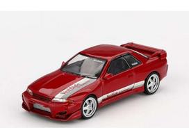 PRE-ORD3R Mini GT Modeliukas 1/64 Nissan Skyline GT-R (R32) *VeilSideCombat C-I*, Gem Red