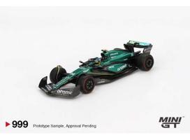 PRE-ORD3R Mini GT Modeliukas 1/64 2024 Aston Martin AMR24 #14 Fernando Alonso Bahrain GP, green