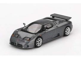 Mini GT Modeliukas 1/64 1995 Bugatti EB110 Super Sport, grigio scuro (yra Sandėlyje)