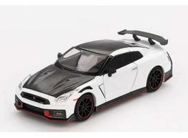PRE-ORD3R Mini GT Modeliukas 1/64 2024 Nissan GTR (35) Nismo, brilliant white pearl