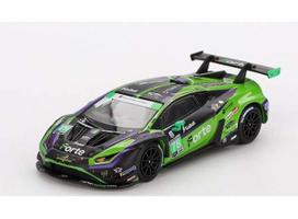 PRE-ORD3R Mini GT Modeliukas 1/64 2024 Lamborghini Huracan GT3 EVO2 #78 Forte Racing Daytona 24 hrs, green/black