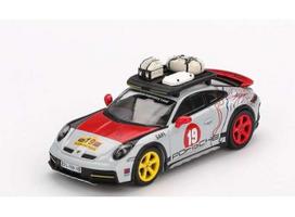 PRE-ORD3R Mini GT Modeliukas 1/64 2024 Porsche 911 (992) Dakar *Uncle Rally*, various