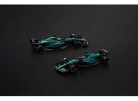 PRE-ORD3R Pop Race Modeliukas 1/64 Aston Martin AMR23 F1 #14 Fernando Alonso, green/black