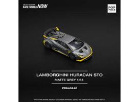 PRE-ORD3R Pop Race Modeliukas 1/64 Lamborghini Huracan STO, matte grey