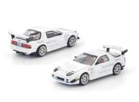 PRE-ORD3R Pop Race Modeliukas 1/64 Mazda RX7 FC3S Re-Amemiya, white