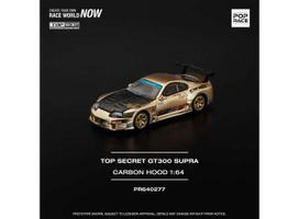 Pop Race Modeliukas 1/64 Top Secret GT300 Supra, carbon hood (yra Sandėlyje)