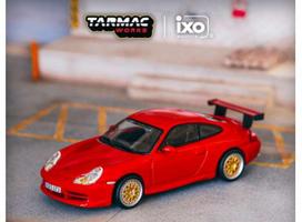 PRE-ORD3R Tarmac Modeliukas 1/64 Porsche 911 GT3 (996), red
