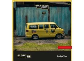 PRE-ORD3R Tarmac Modeliukas 1/64 Dodge Van, yellow
