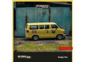 PRE-ORD3R Tarmac Modeliukas 1/64 Dodge Van, yellow