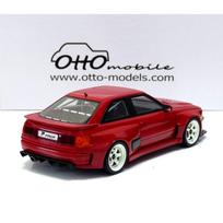 OttOmobile Miniatures Modeliukas 1/18 2021 Audi 80 Coupe Prior Design *Resin series*, red Otto (yra Sandėlyje)