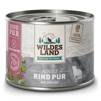 WILDES LAND Pure adult beef begrūdžiai konservai katėms su jautiena, 200 g