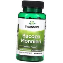 Bakoppos monnieri ekstraktas, Bacopa Monnieri 250, Swanson 90 kaps. (71280151) 90caps
