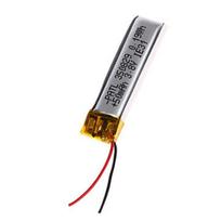 Įkraunama LiPo baterija 350829 3.8V 50mAh | Bluetooth ausinėms, išmaniesiems laikrodžiams, POS, medicinos prietaisams pilka