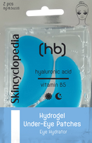 SKINCYCLOPEDIA su hialurono rūgštimi, vitaminu B, niacinamidu, paakių pagalvėlės, 2 vnt.