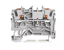 Gnybtas Wago 2202-1201, 2 jungčių 2,5 mm², 24A, pilkas