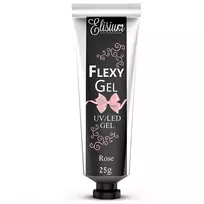 ELISIUM_Flexy gelis nagų priauginimui Rose 25g
