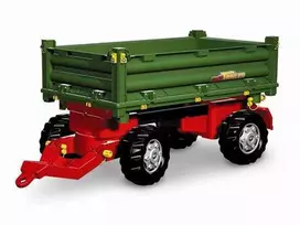 "Rolly Toys" rollyTrailer "Rolly Multi" dviejų ašių priekaba žalia